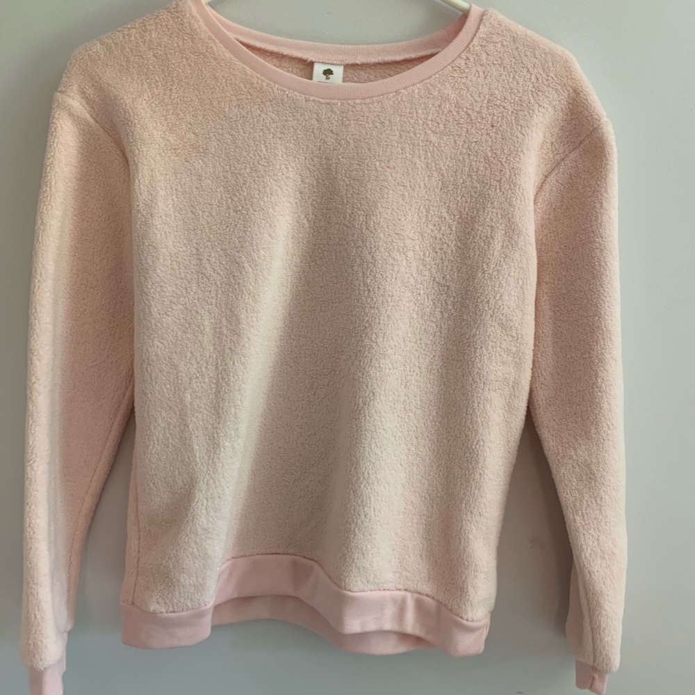 light pink sweater